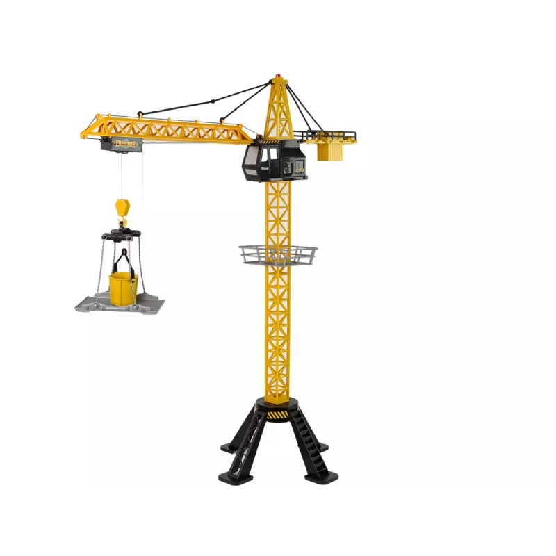 LEAN TOYS Bouwkraan met afstandsbediening 90 cm hoge Eiffeltoren bouwset