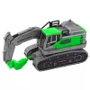 LEAN TOYS Bouwvoertuig graafmachine lader bulldozer groen drive mix