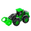 LEAN TOYS Bouwvoertuig graafmachine lader bulldozer groen drive mix