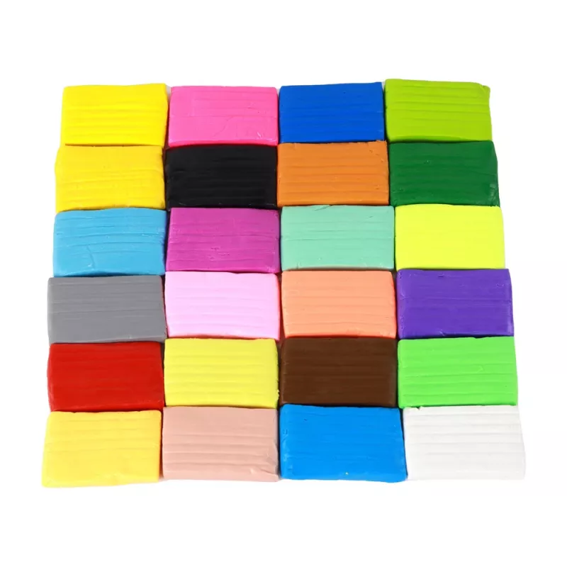 LEAN TOYS Creatieve set Klei Modelleermassa 24 kleuren Accessoires