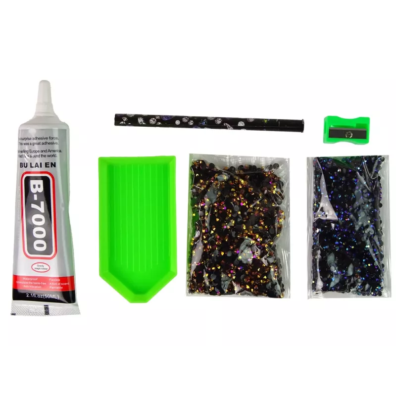 LEAN TOYS Creative Unicorn Kit DIY Diamonds Crystals bruin