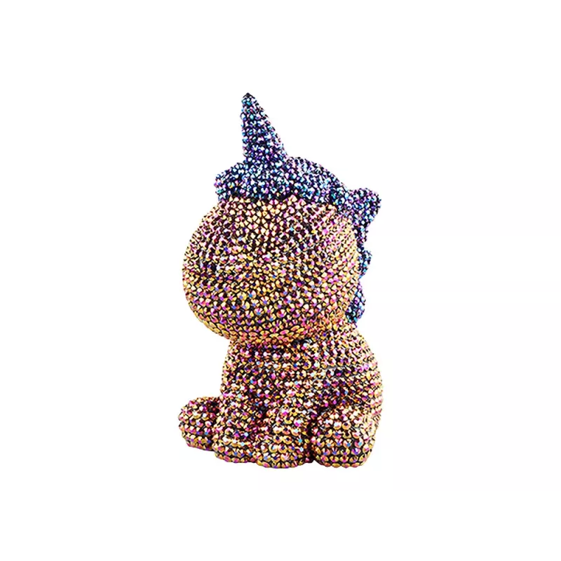 LEAN TOYS Creative Unicorn Kit DIY Diamonds Crystals bruin