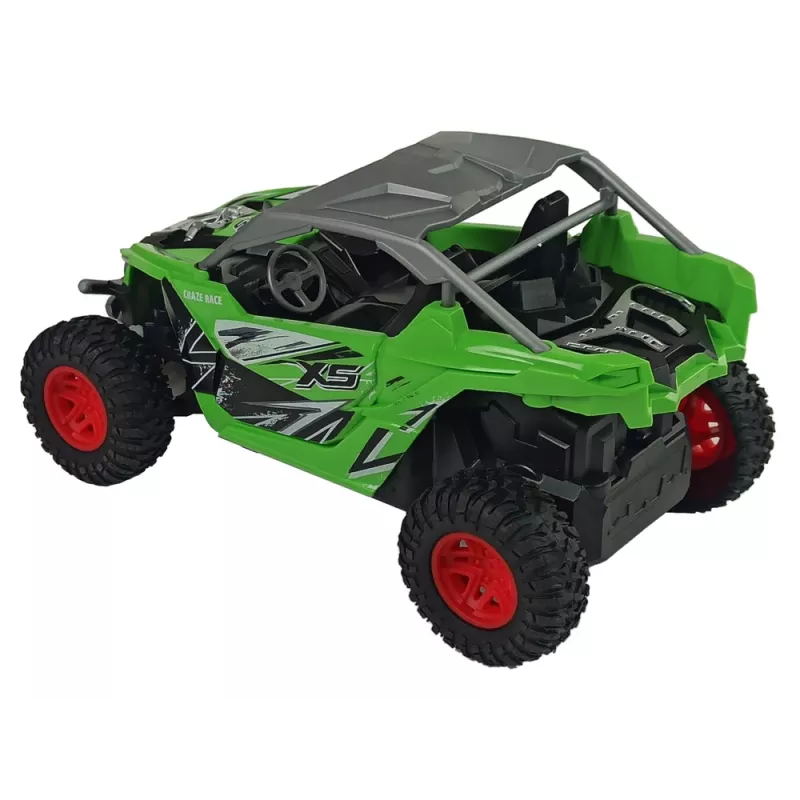 LEAN TOYS Cross Country terreinafstandsbedieningsauto 27 MHz groen