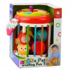 LEAN TOYS cilinder sensorische kubus interactieve vormsorteerder met licht en geluid - meerkleurig (22659)