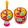 LEAN TOYS cilinder sensorische kubus interactieve vormsorteerder met licht en geluid - meerkleurig (22659)