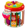LEAN TOYS cilinder sensorische kubus interactieve vormsorteerder met licht en geluid - meerkleurig (22659)