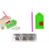LEAN TOYS diamantborduur sticker set dieren tuin regenboog mozaïek