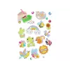 LEAN TOYS diamantborduur sticker set dieren tuin regenboog mozaïek