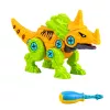 LEAN TOYS dinosaurus bouwblokken schroefset met schroevendraaier 4-in-1