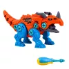 LEAN TOYS dinosaurus bouwblokken schroefset met schroevendraaier 4-in-1