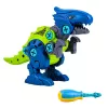 LEAN TOYS dinosaurus bouwblokken schroefset met schroevendraaier 4-in-1