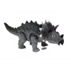LEAN TOYS dinosaurus op batterij Triceratops grijs