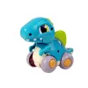 LEAN TOYS Dinosaurus op wielen blauwe figuur