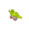 LEAN TOYS Dinosaurus op wielen groene figuur