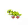 LEAN TOYS Dinosaurus op wielen groene figuur