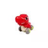 LEAN TOYS Dinosaurus op wielen T-Rex rode figuur