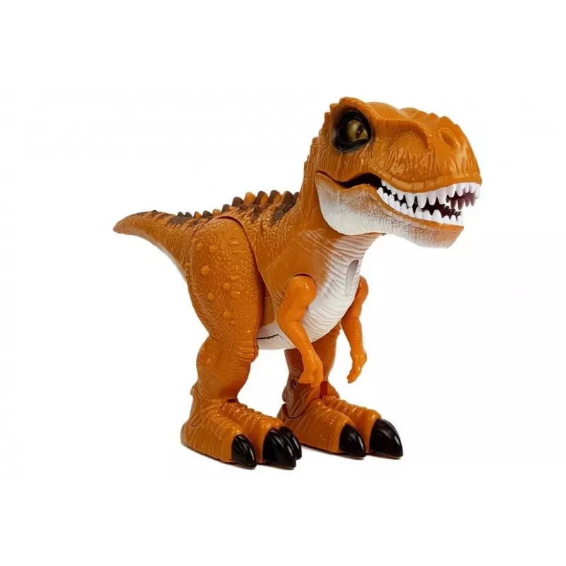 LEAN TOYS dinosaurus op afstand bestuurd R/C brons geluid licht