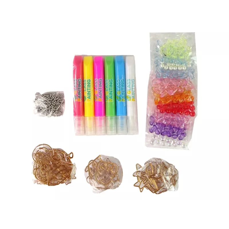 LEAN TOYS DIY Sieraden Maken Set Kralen Stiften