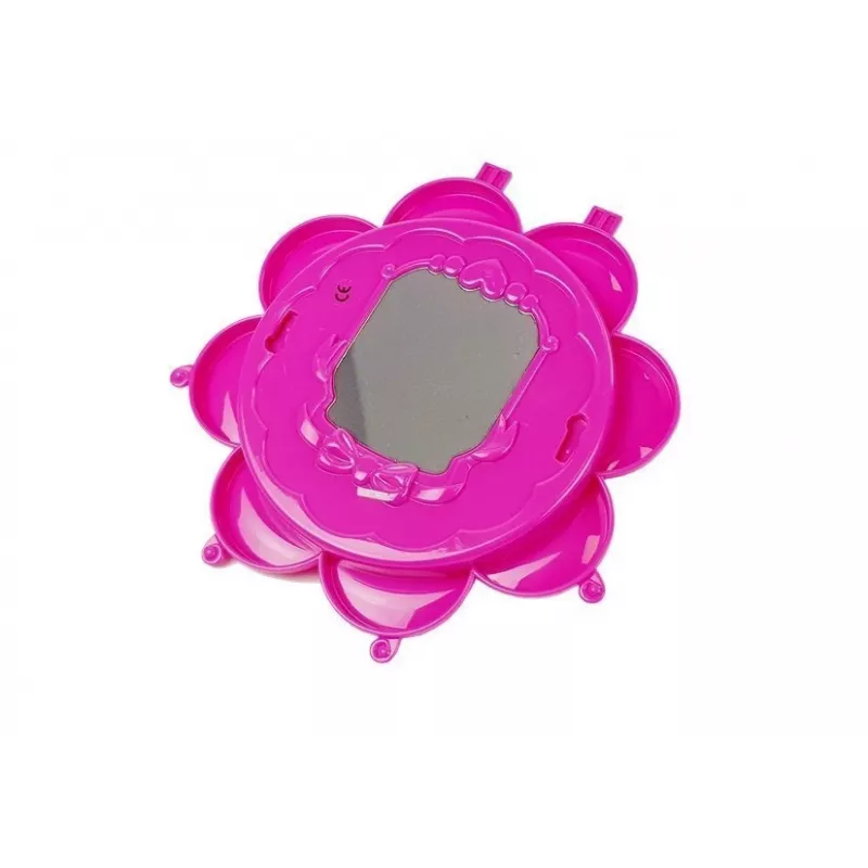 LEAN TOYS DIY sieraden kralenset opvouwbaar spiegeldoosje