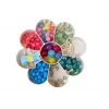 LEAN TOYS DIY sieraden kralenset opvouwbaar spiegeldoosje