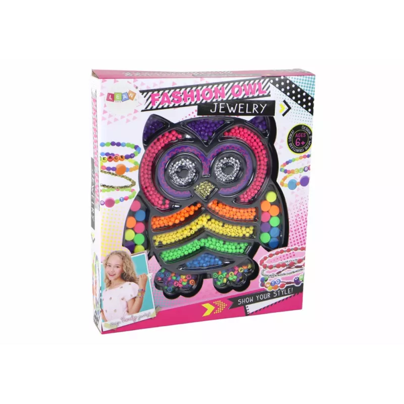 LEAN TOYS DIY sieraden maken set kralen 3000 stuks uil