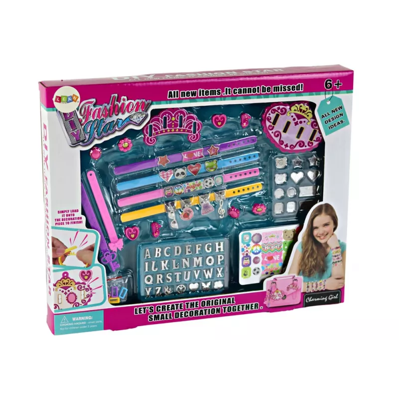 LEAN TOYS DIY letters hanger armband sieradenset