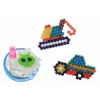 LEAN TOYS DIY Waterparels Set Magische Kralen 8 Kleuren Bouwvoertuigen