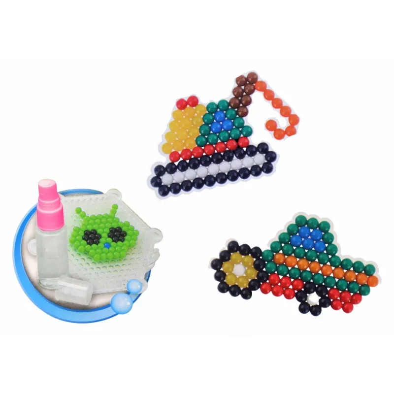 LEAN TOYS DIY Waterparels Set Magische Kralen 8 Kleuren Bouwvoertuigen