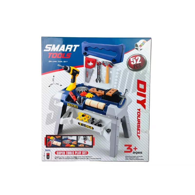 LEAN TOYS DIY werkplaatsset gereedschapsboor
