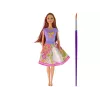 LEAN TOYS Pop met lang haar en schilderkleed