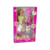 LEAN TOYS Pop met lang haar en schilderkleed