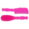 LEAN TOYS Ruiterpop met bruine pony