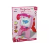 LEAN TOYS dubbelzijdig bord krijtstiften standaard projector afbeeldingen roze