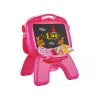 LEAN TOYS dubbelzijdig bord krijtstiften standaard projector afbeeldingen roze