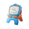 LEAN TOYS dubbelzijdig magnetisch krijtbord met blauwe en rode sjablonen