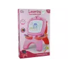LEAN TOYS dubbelzijdig magnetisch krijtbord roze sjablonen