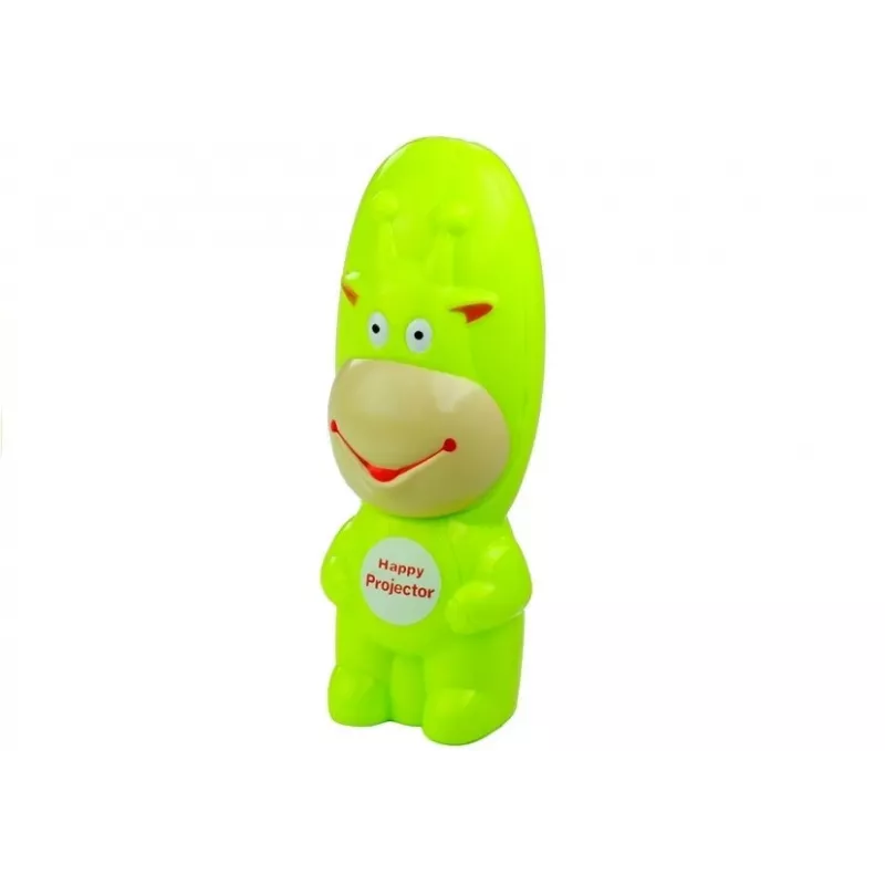 LEAN TOYS tekenprojector koe 3 discs markers groen 3in1