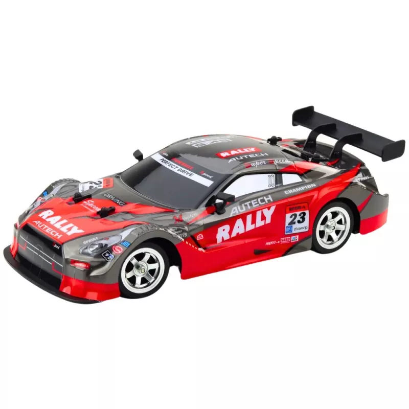 LEAN TOYS drift car racing RC rood zwart 30km/h 1:16