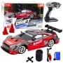 LEAN TOYS drift car racing RC rood zwart 30km/h 1:16