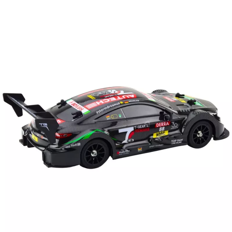 LEAN TOYS Drift Car RC zwart carbon 30 km/h 1:16