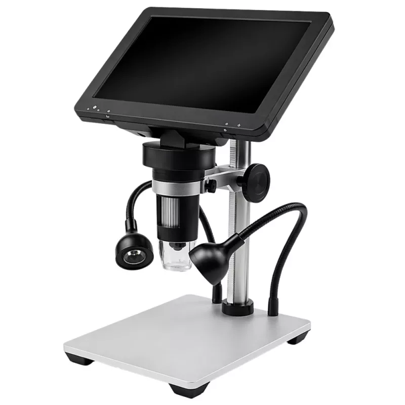 LEAN TOYS educatieve digitale microscoop afstandsbediening bekabeld 1200X LCD 7 inch HD camera