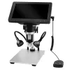 LEAN TOYS educatieve digitale microscoop afstandsbediening bekabeld 1200X LCD 7 inch HD camera
