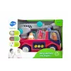 LEAN TOYS Educatieve interactieve brandweerkazerne voor peuters met geluid en licht