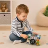 LEAN TOYS educatief manipulatiebord simulator stuurwiel lichten geluiden