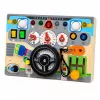 LEAN TOYS educatief manipulatiebord simulator stuurwiel lichten geluiden