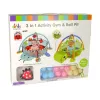 LEAN TOYS leermat met schildpadbox ballen voor baby's