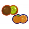 LEAN TOYS leerpuzzel voor baby's fruit 5 delen 40 delen