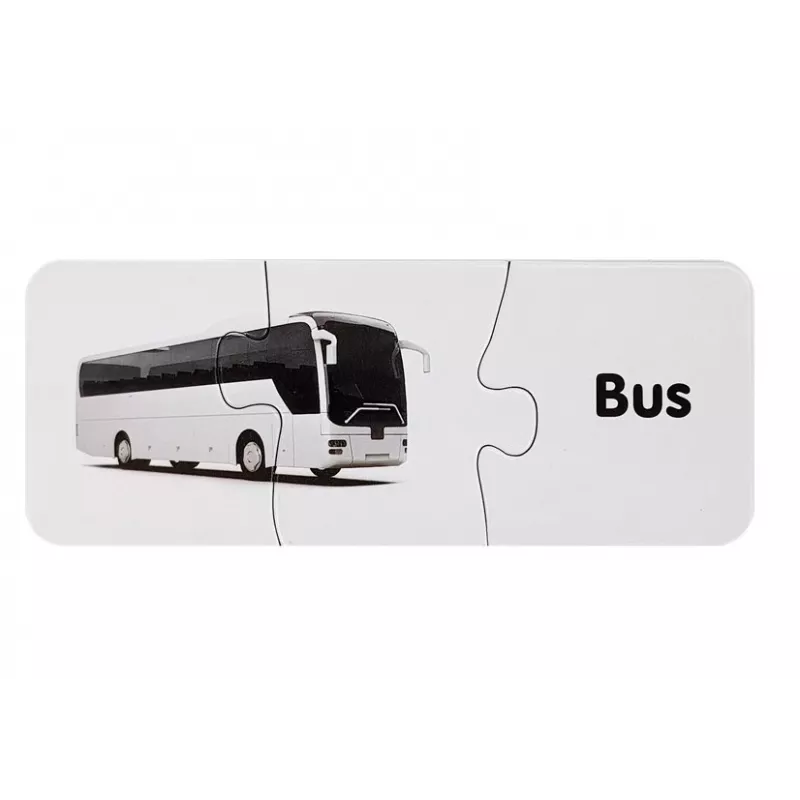 LEAN TOYS leerpuzzel transport puzzel 10 verbindingen