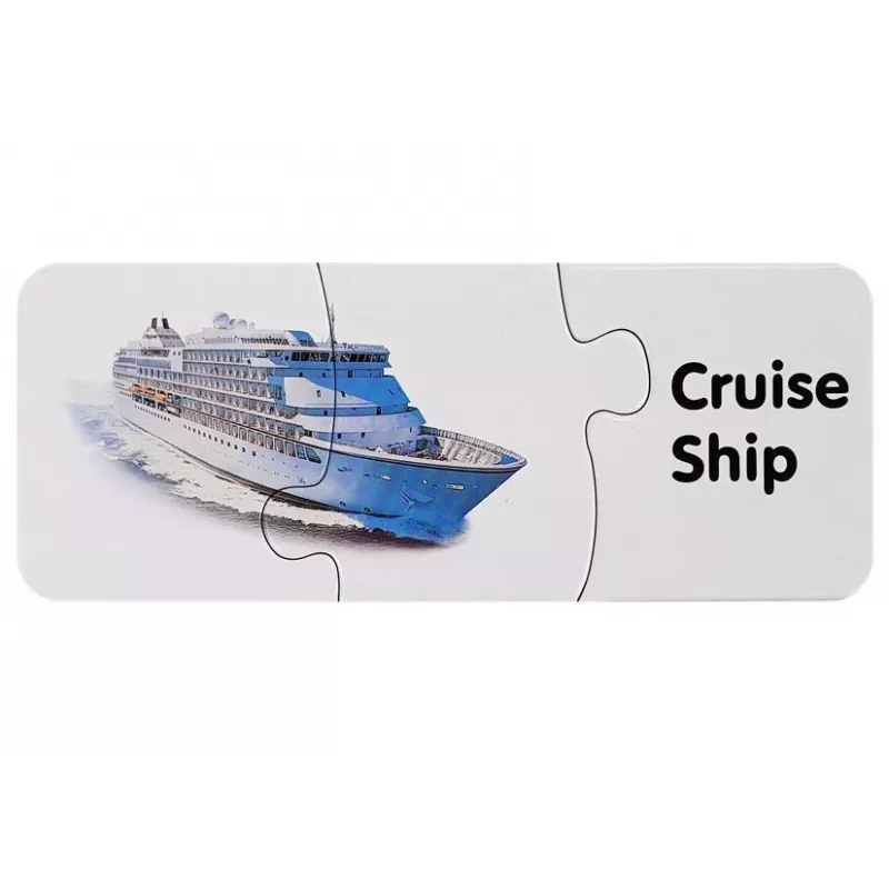 LEAN TOYS leerpuzzel transport puzzel 10 verbindingen