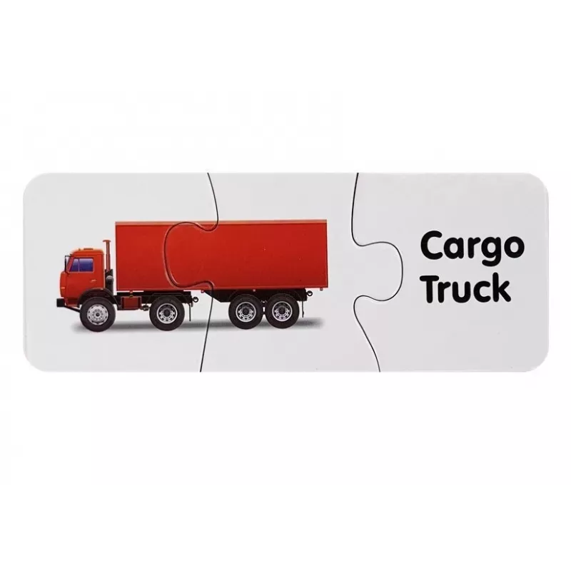 LEAN TOYS leerpuzzel transport puzzel 10 verbindingen